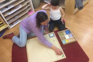 educación sensorial montessori